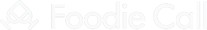Foodie call logo white